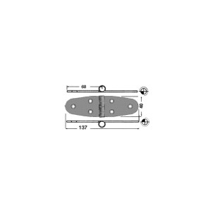 2617401 CERNIERA ROVESCIATA INOX