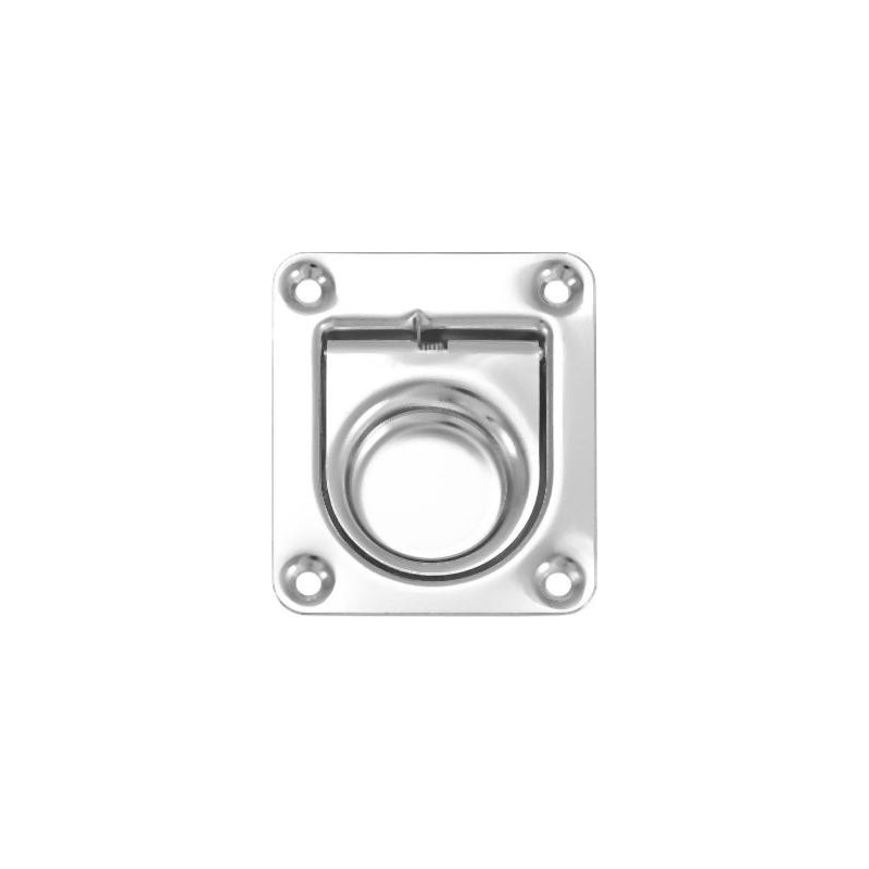 2410200 MANIGLIA A FILO MM.64X57 IN AC.INOX