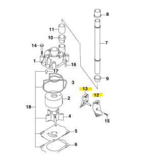 5036906 PRESA MARE JOHNSON 25HP