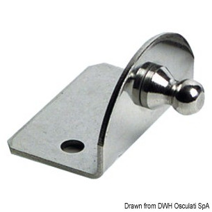 3801341 Piastrina 90° sfera 10 mm esterna