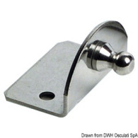 3801341 Piastrina 90° sfera 10 mm esterna