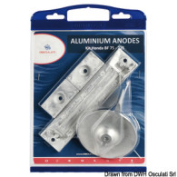 4329161 Kit anodi fuoribordo alluminio Honda 75/225 Hp
