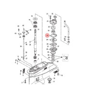 16158017 Guarnizione sopra piastrina girante Mercury 40 XR 16158017