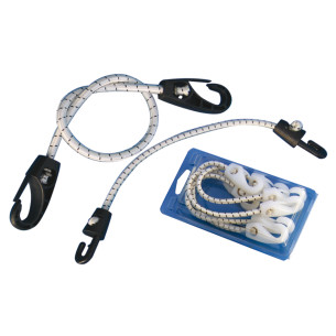 528953 TRECCIA ELASTICA CON GANCI IN NYLON