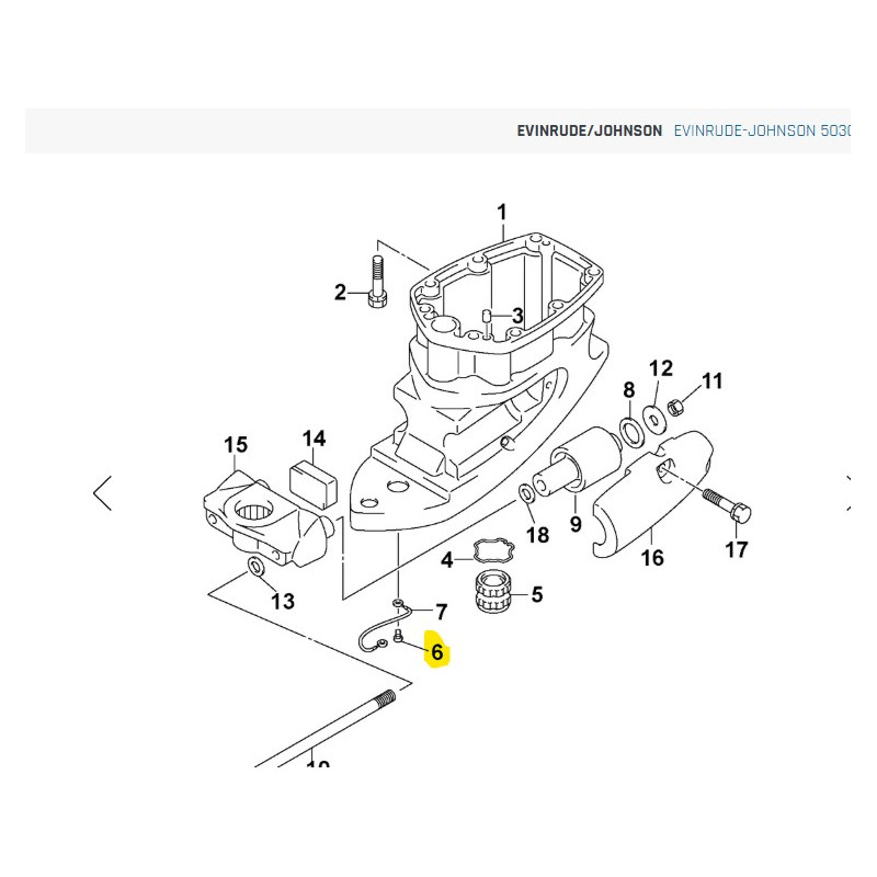 5030409 PERNO CAVO MASSA TRIM 5030409