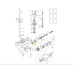 5040681 INGRANAGGIO PIEDE 15 HP 4T 5040681