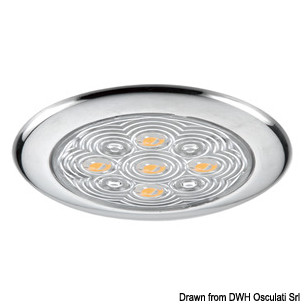 1317980 PLAFONIERA 5 LED LUCE BIANCA 1317980