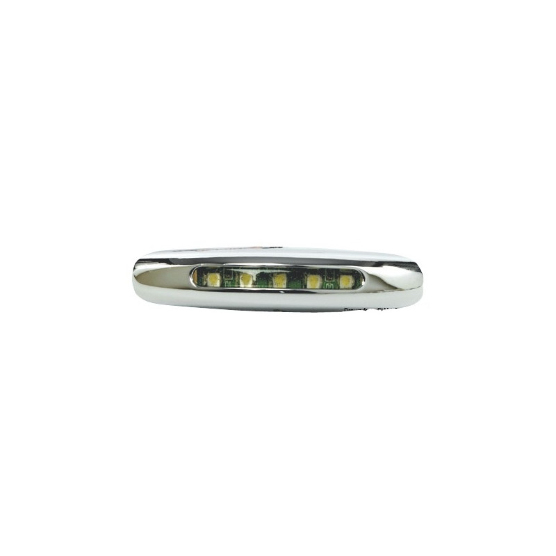 1318701 Luce cortesia cromata 5 LED bianchi