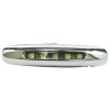 1318701 Luce cortesia cromata 5 LED bianchi