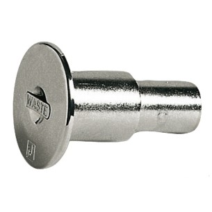TAPPO OTTONE CROMATO INCLINATO WATER 38 MM