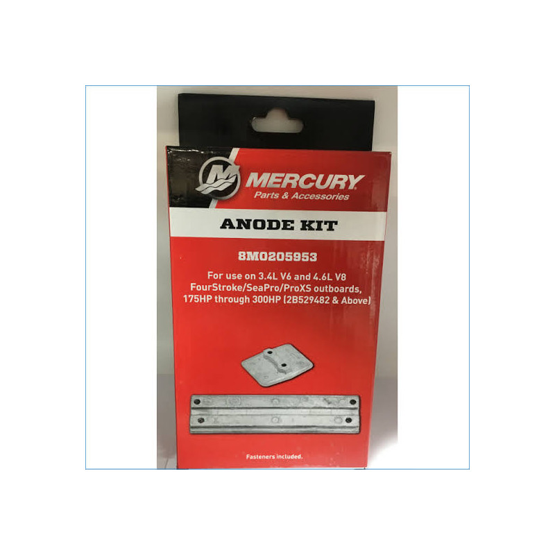 KIT ANODI PER MERCURY V6-V8-FOUR STROKE