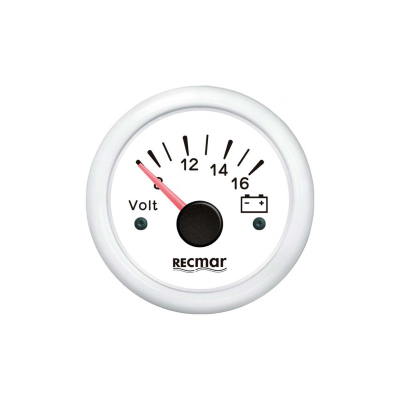 5067901 VOLTIMETRO 8-16 BIANCO