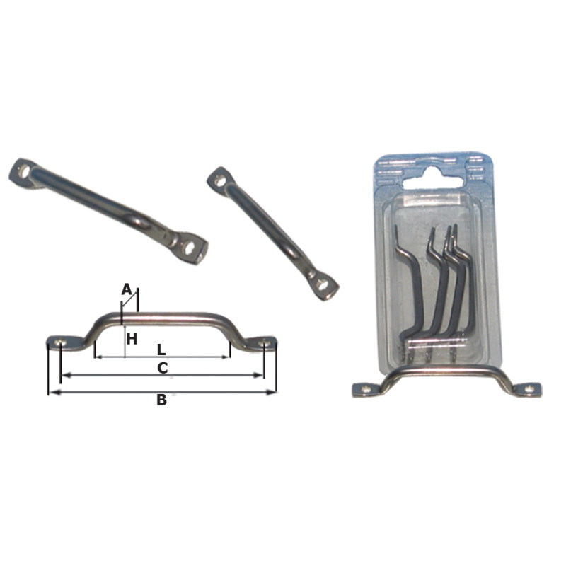 143818 PONTICELLO IN ACCIAIO INOX AISI 316