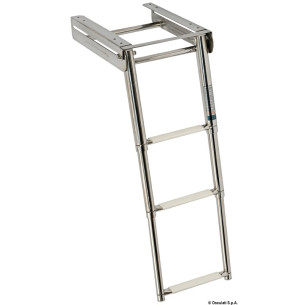 4954303 SCALETTA INOX A SCOMPARSA 3 GRADINI