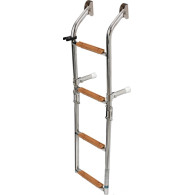 4956604 SCALETTA IN ACCIAIO/LEGNO 4 GRADINI