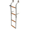 4956604 SCALETTA IN ACCIAIO/LEGNO 4 GRADINI