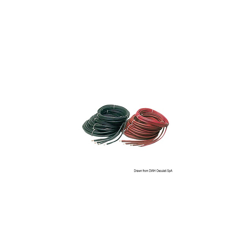 1438170 CAVO BATTERIA NERO 70MM