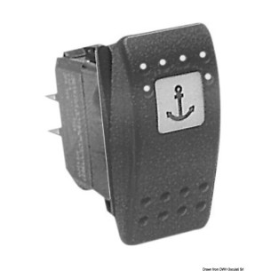 1419207 Interruttore ON-ON 2 lampadine 12 V