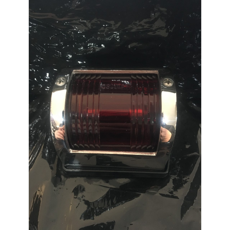 1141401 LUCE DI VIA INOX ROSSA