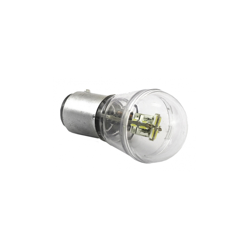 3387101 lampada 12/4 led bay15 luce calda