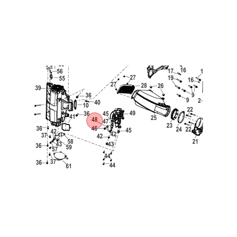 8M0161892 BUS BAR ASSEMBLY